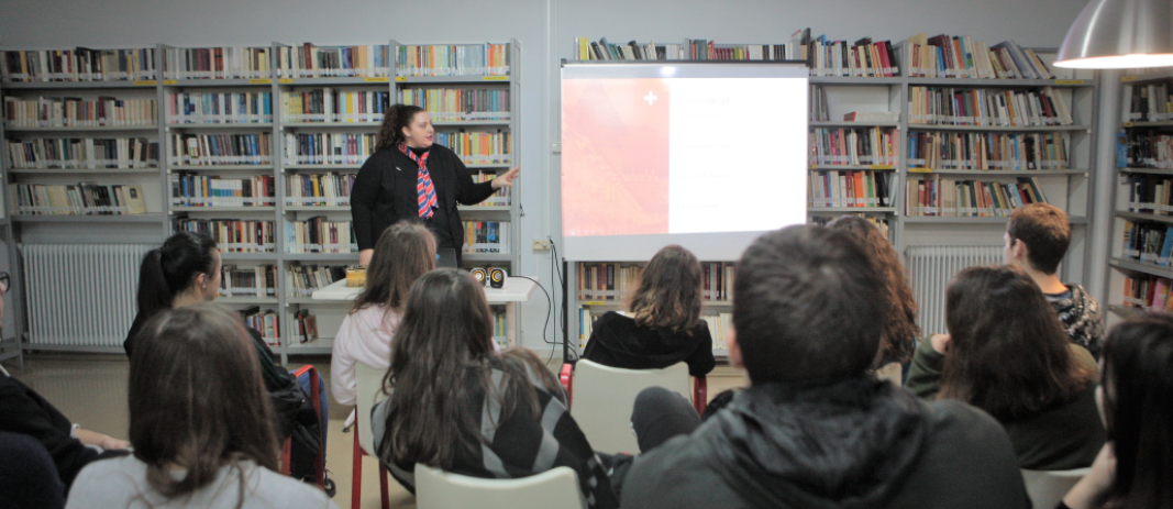 Visit of representative of Swiss hotel management school