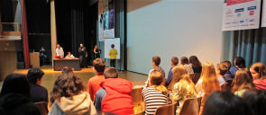 Spelling competition “Eugene the Grammarian” took place at the theatre of Mandoulides Cultural Center on Friday, 10 May