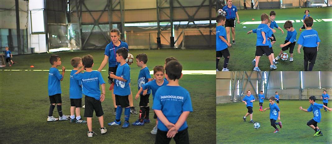 The well-established Mandoulides Soccer Camp of the Schools was successfully completed for yet another year. The camp, which took place in Tziolas indoor pitches and lasted six days, was attended by 101 students from all over the city.