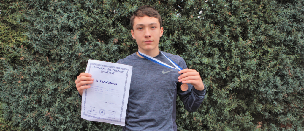 Bronze medal in fencing