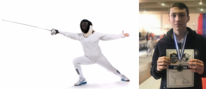 Bronze medal in fencing
