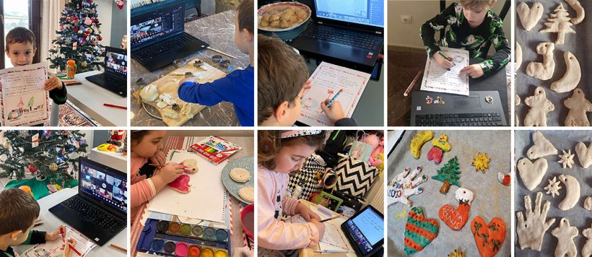 Christmas crafts by the English Garden students