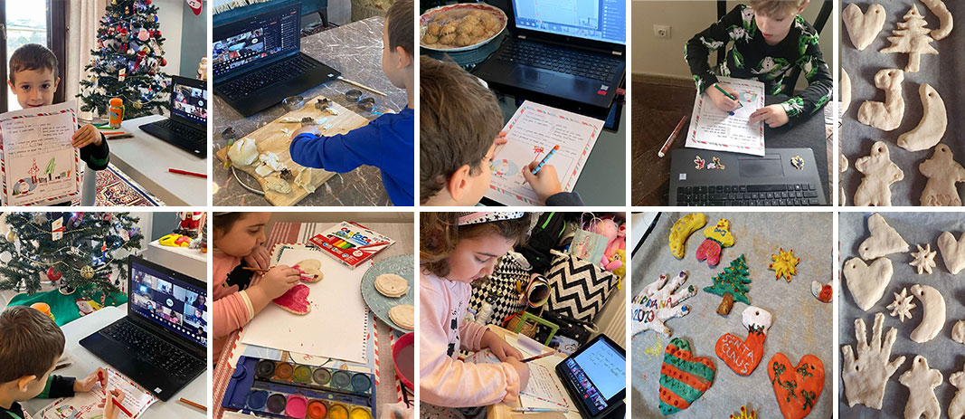 Christmas crafts by the English Garden students